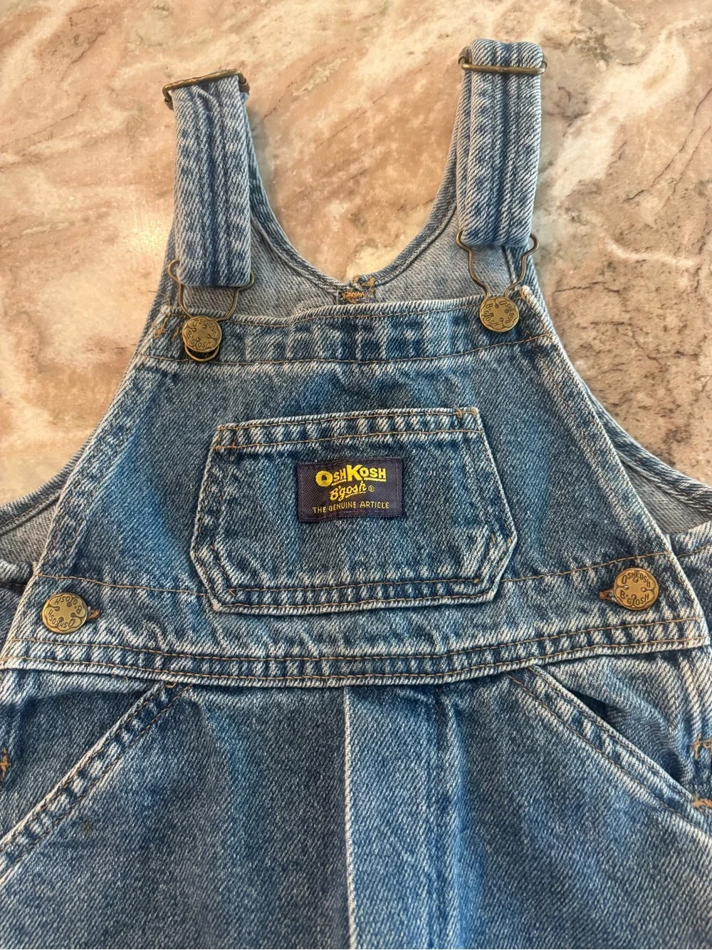 Osh Kosh Denim Carpenter Overalls Jeans Size 24 Months Cotton